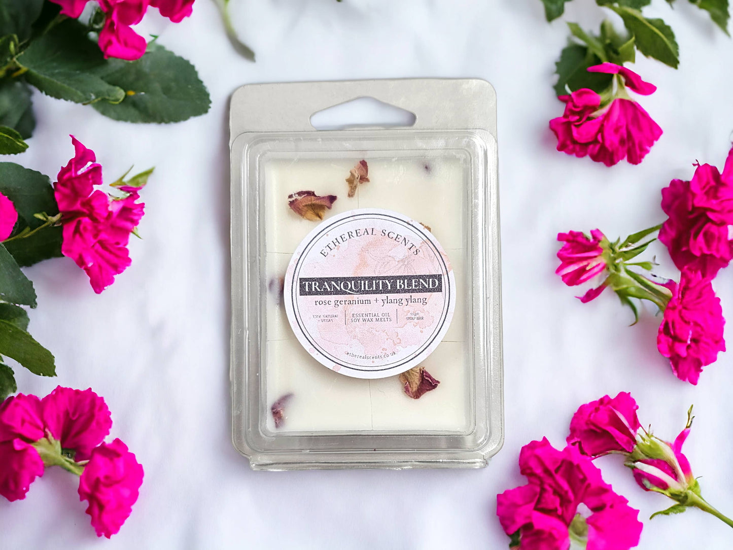 Rose Geranium & Ylang Ylang ** Tranquility Blend Soy Wax Melts