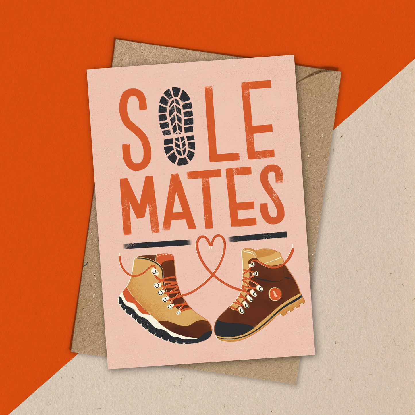Sole Mates | Hiking Love Greeting Card