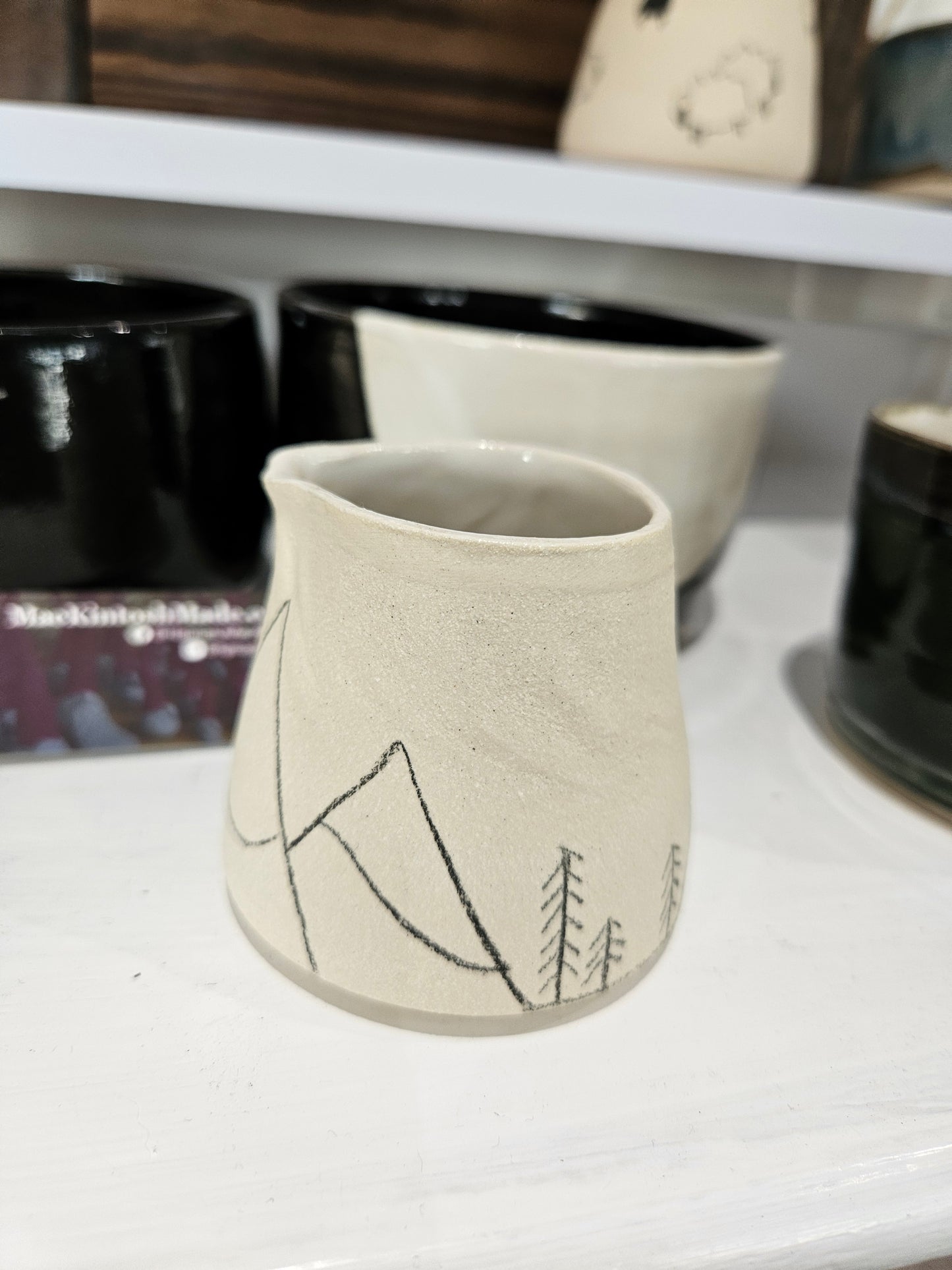Ceramic Mountain / Sheep Jug