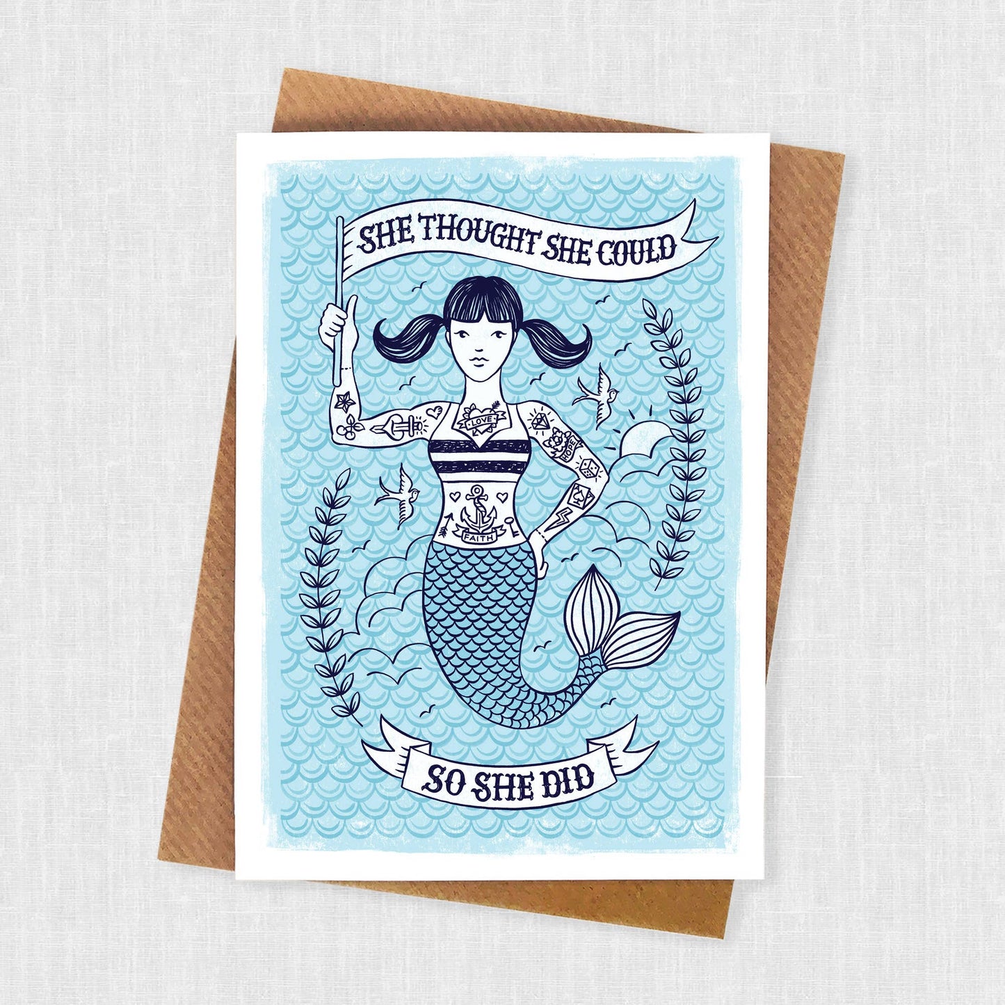 Mermaid Congratulations Card