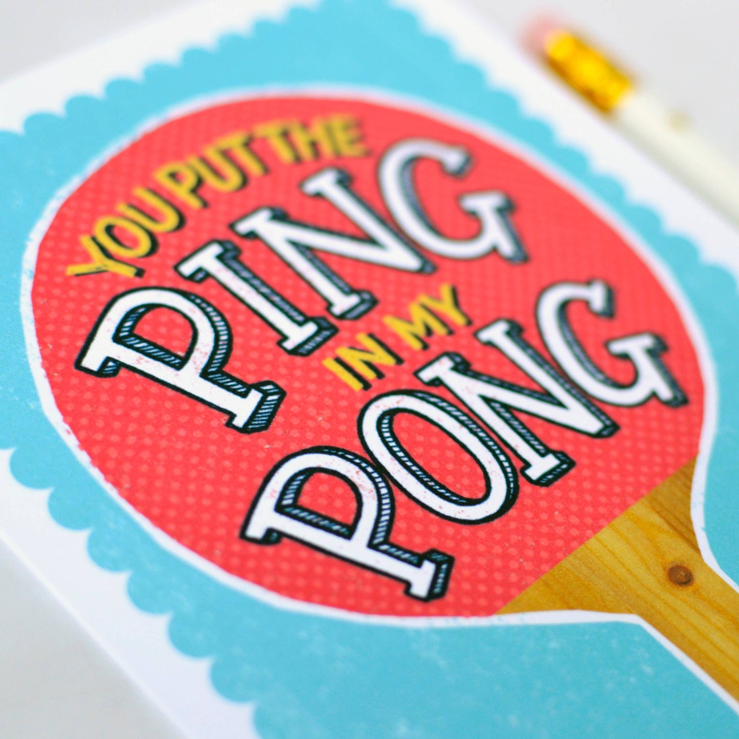 Ping Pong Love Card