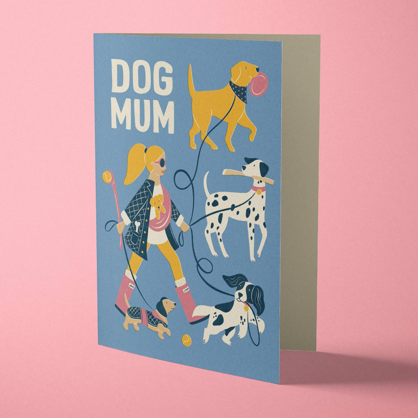 Dog Mum | Fun Dog Walking Greeting Card