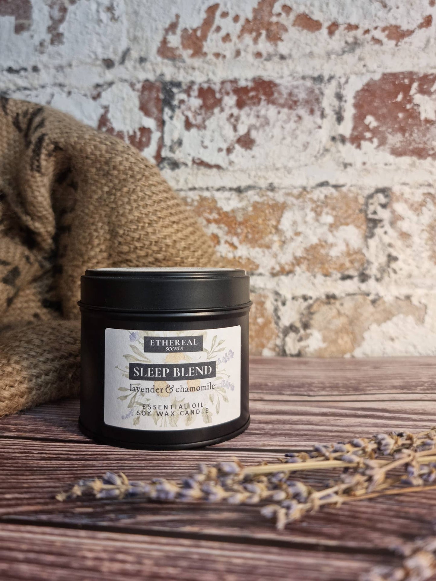 Soy Wax Candle *Sleep Blend* Lavender & Chamomile