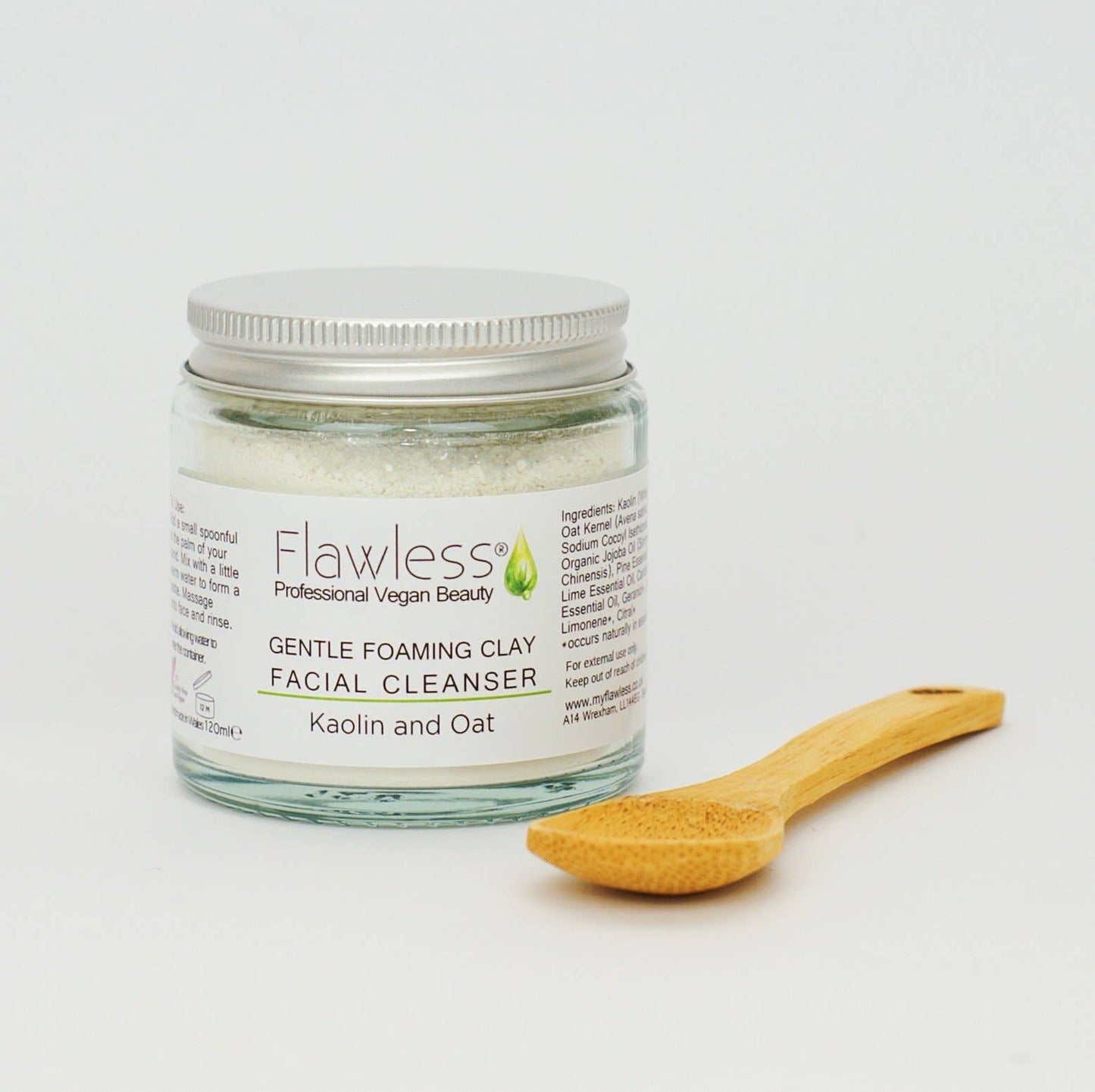 Vegan Clay Facial Cleanser - Gentle and Foaming - 60ml