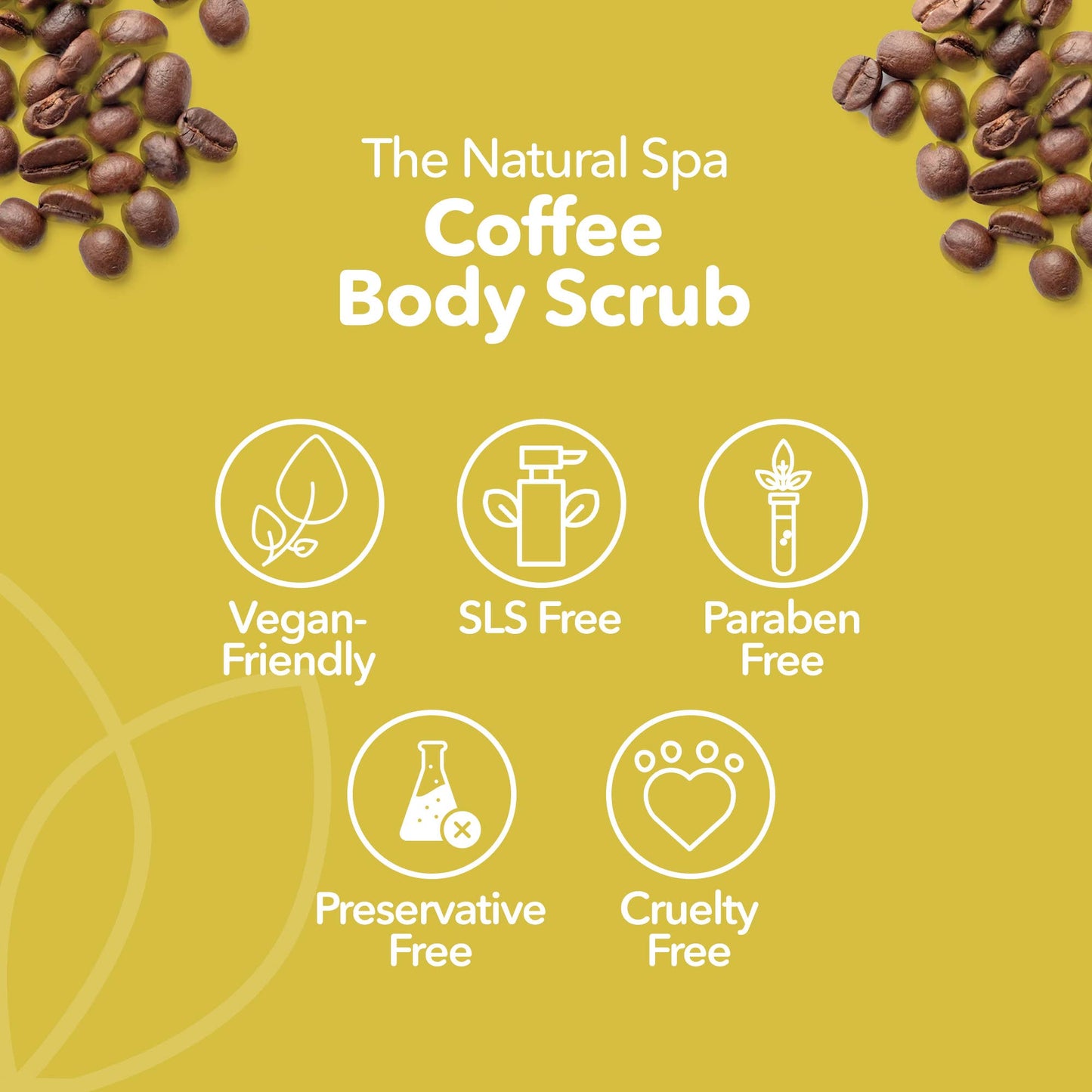 Coffee Natural Body Scrub - 75g tin - Letterbox