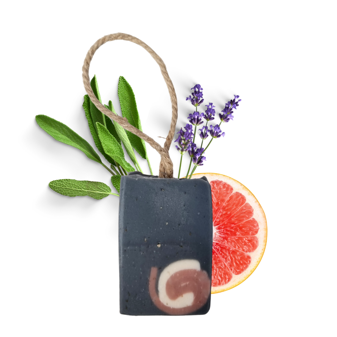 Earth Soul * Cold Process Soap on a Rope - Vegan
