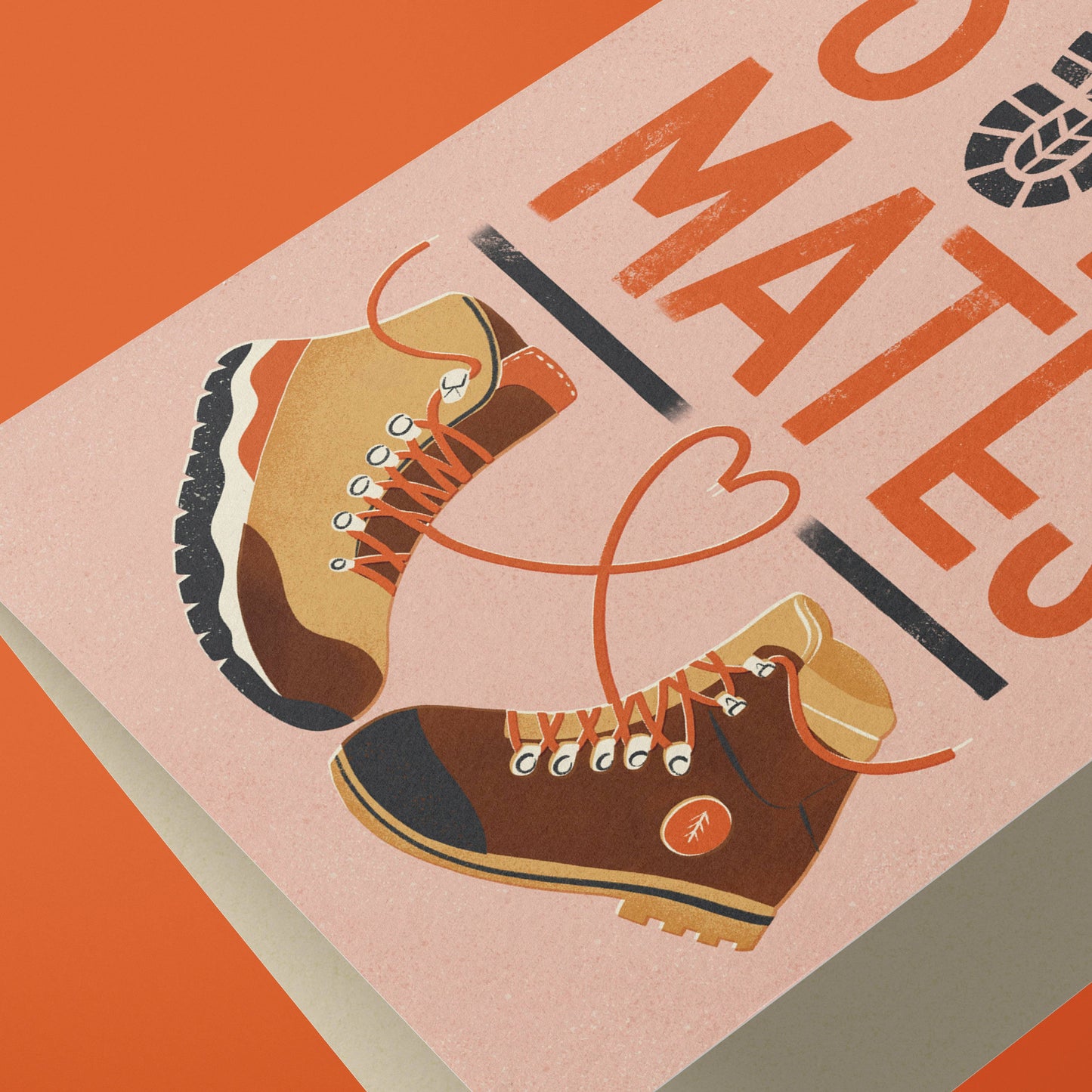 Sole Mates | Hiking Love Greeting Card