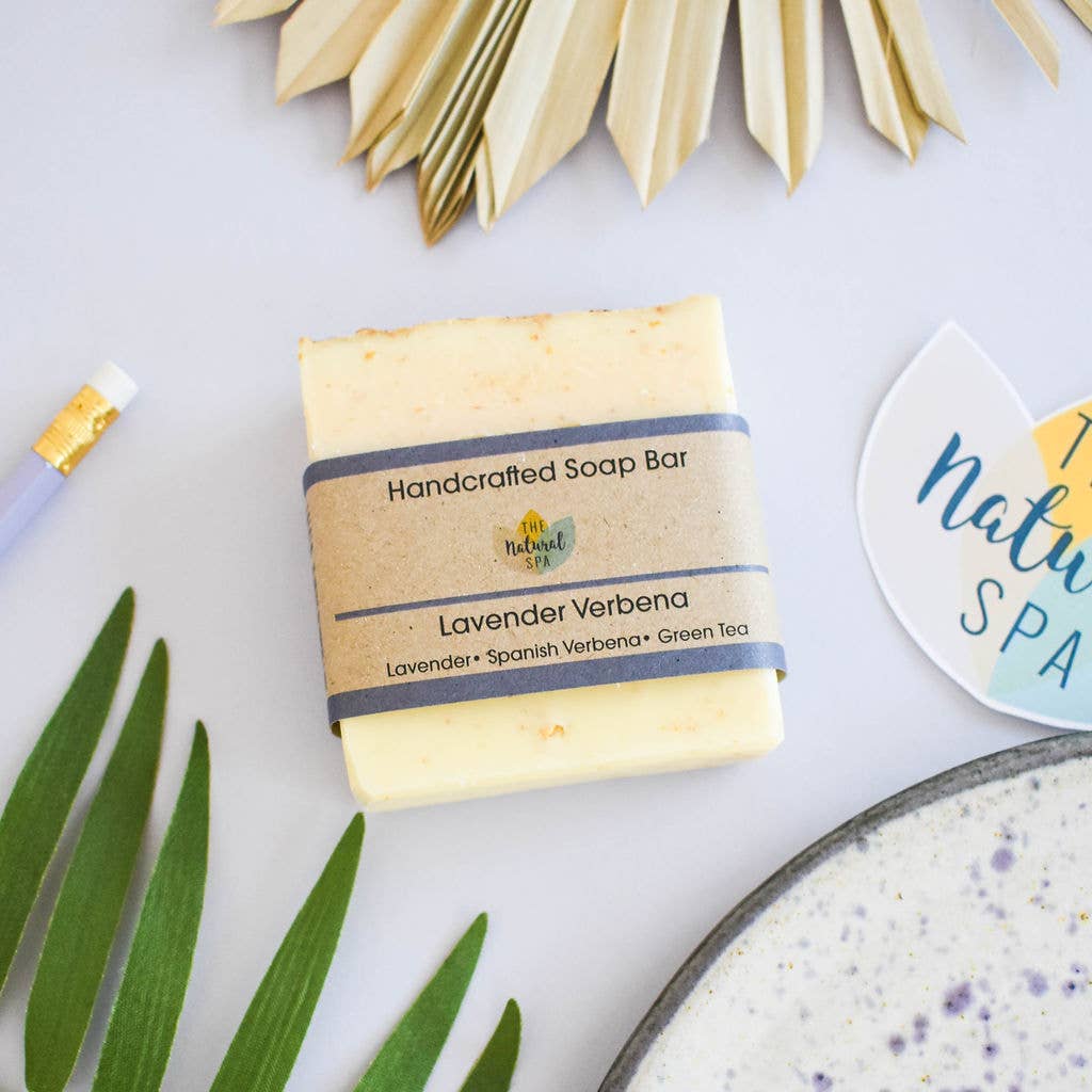 Lavender Verbena Cold Process Soap BAR 100g