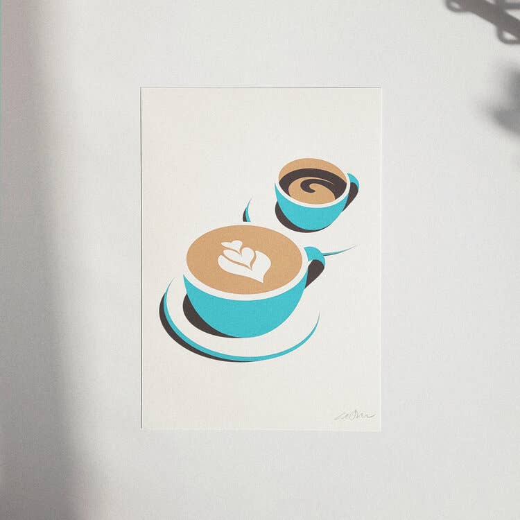 Coffee Lovers Art Print