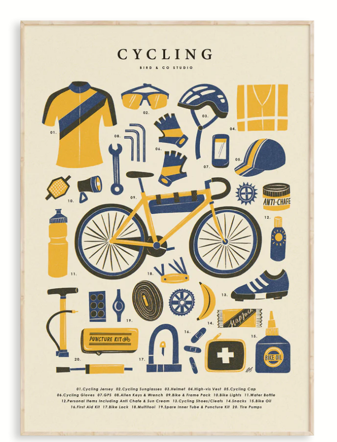 Cycling Kit Print (A4)