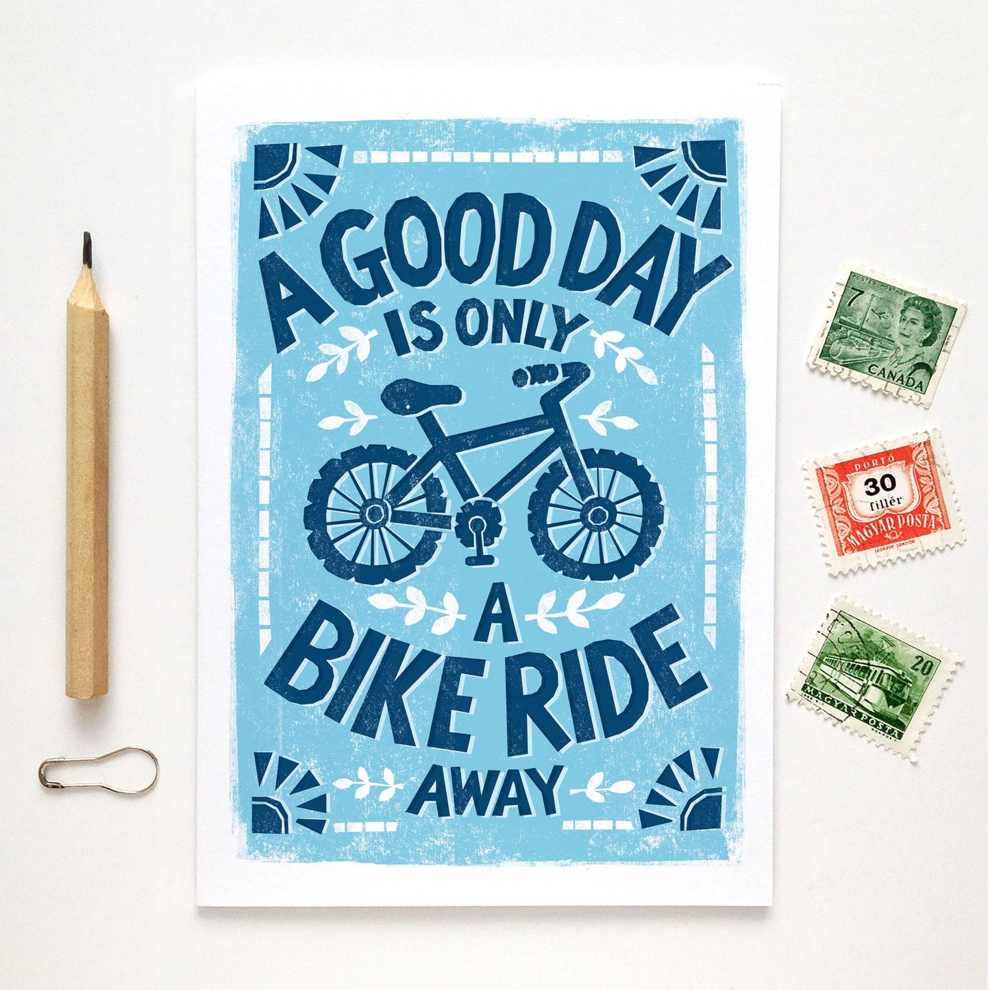 Bike Ride Greeting Card
