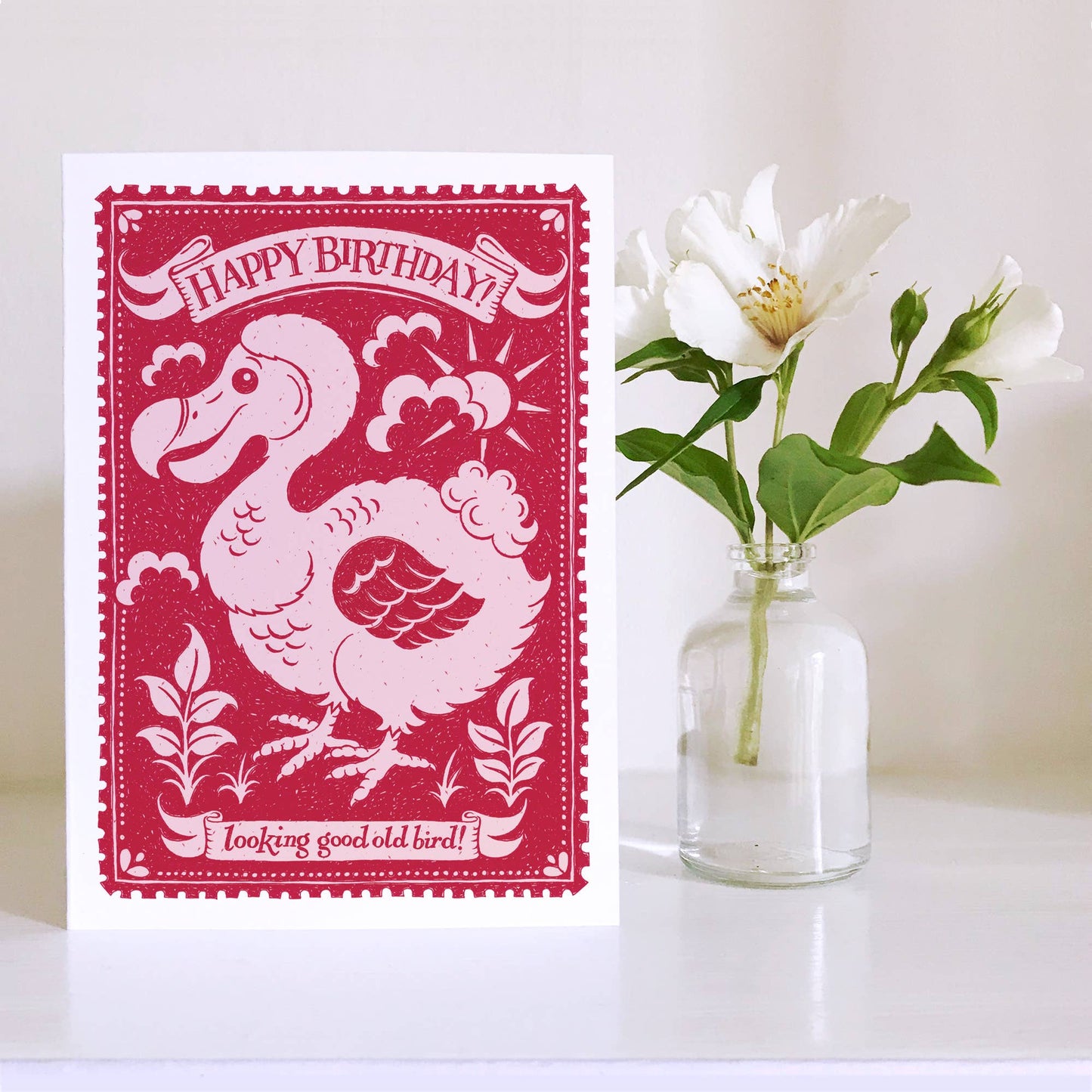 Old Bird Birthday Card