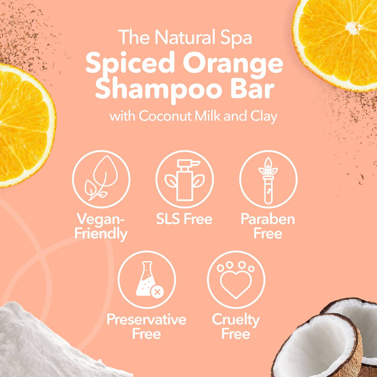 Spiced Orange Natural Shampoo Bar