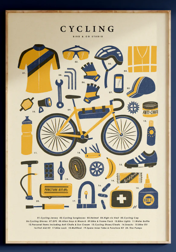 Cycling Kit Print (A4)