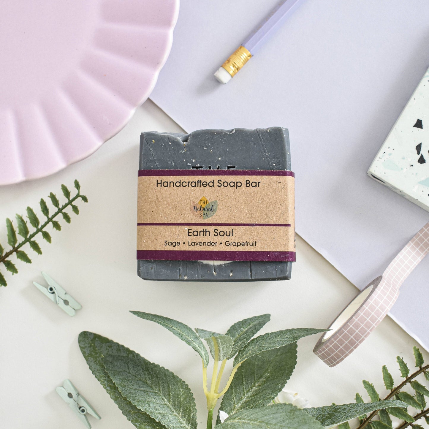 Earth Soul Soap Bar 100gram **Palm Free - Vegan**