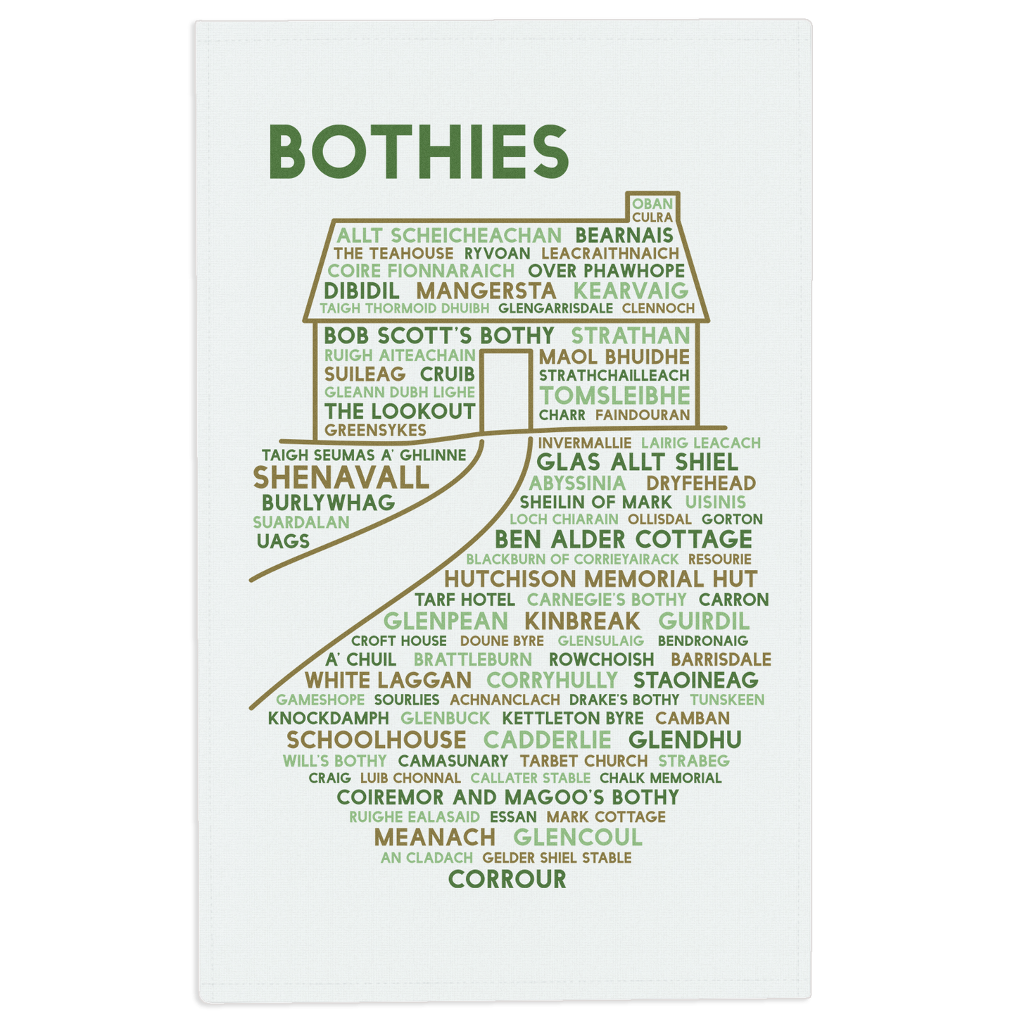 Bothies Tea Towel