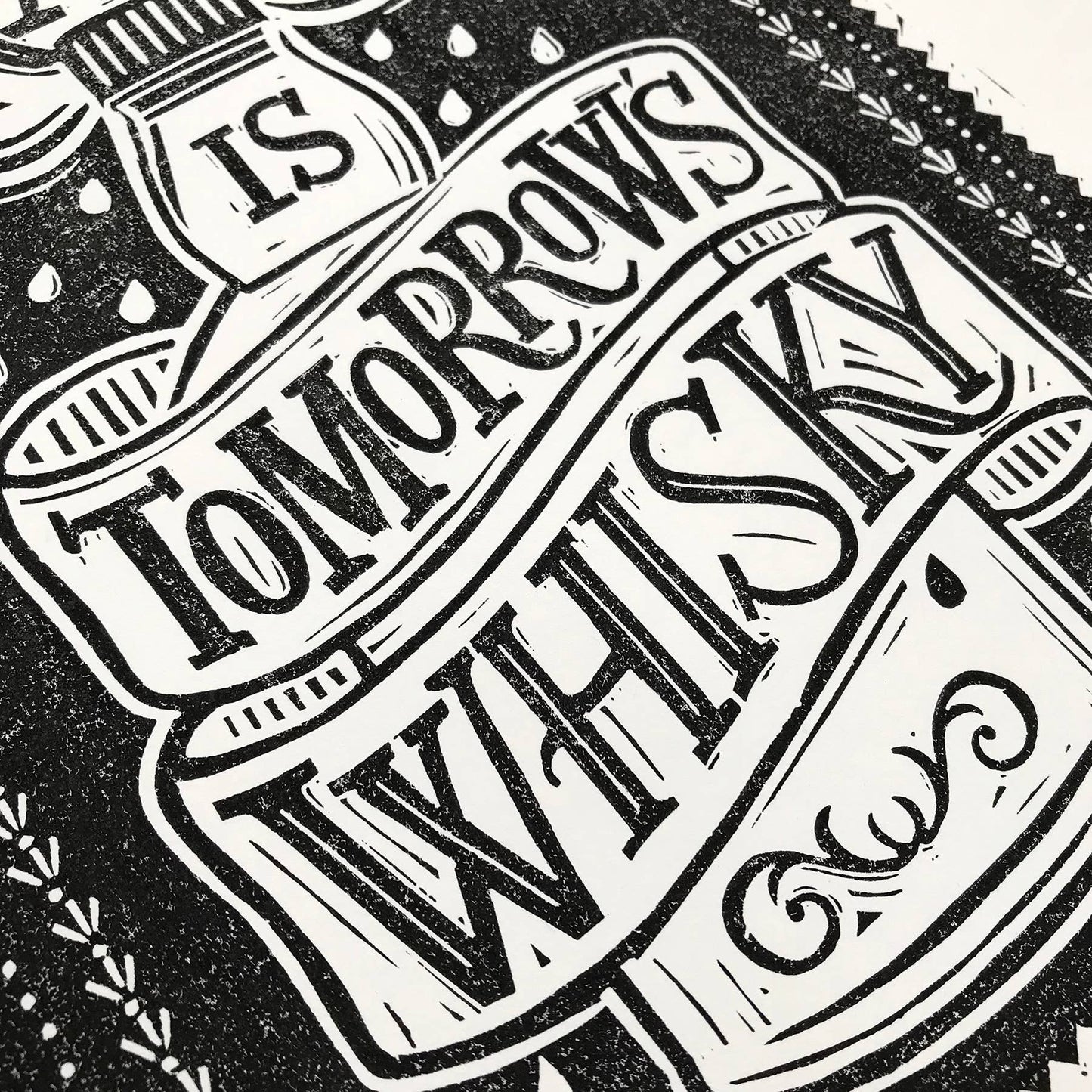 Scottish Whisky Print - BLACK / A4
