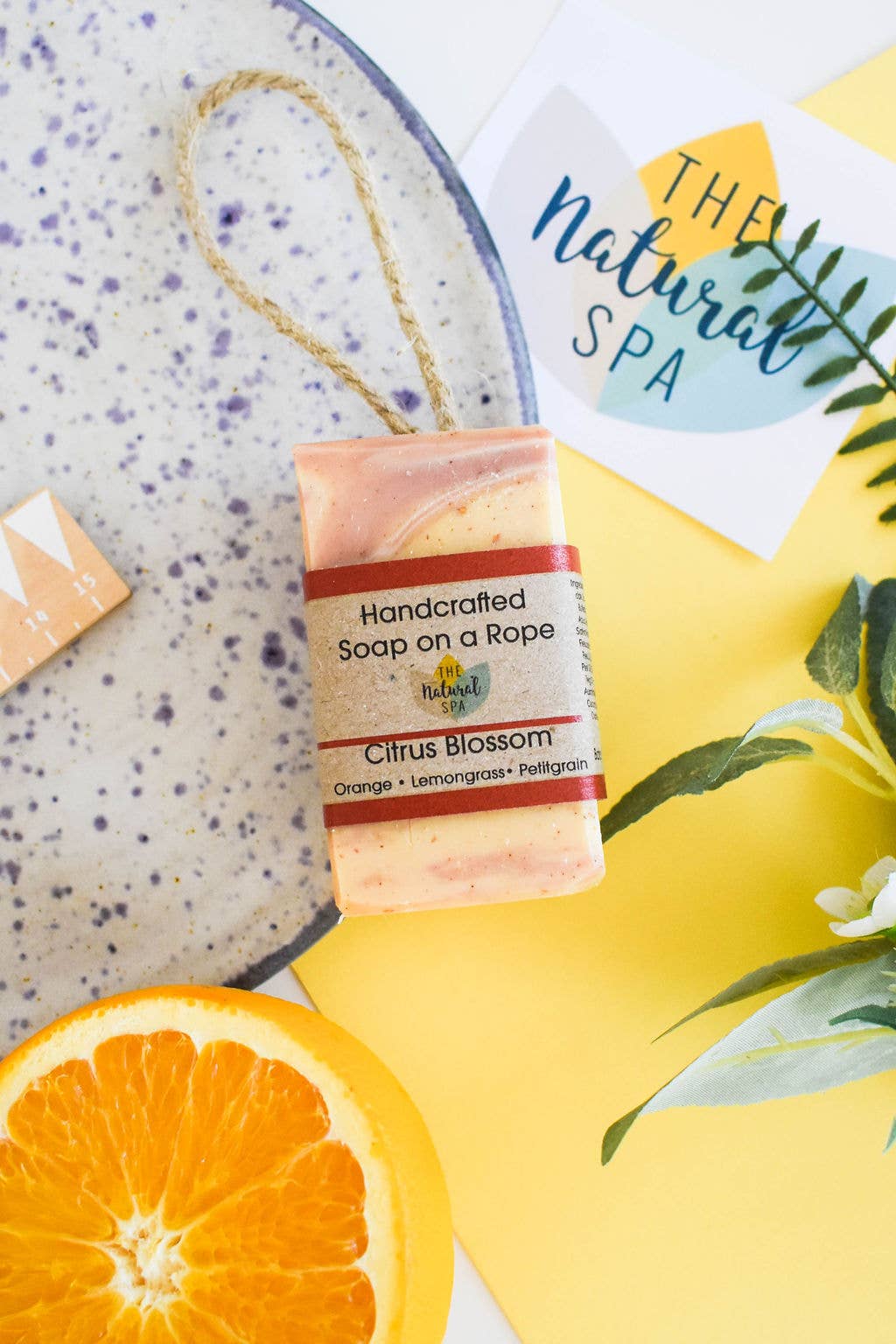 Citrus Blossom Soap On A Rope 100g - Vegan