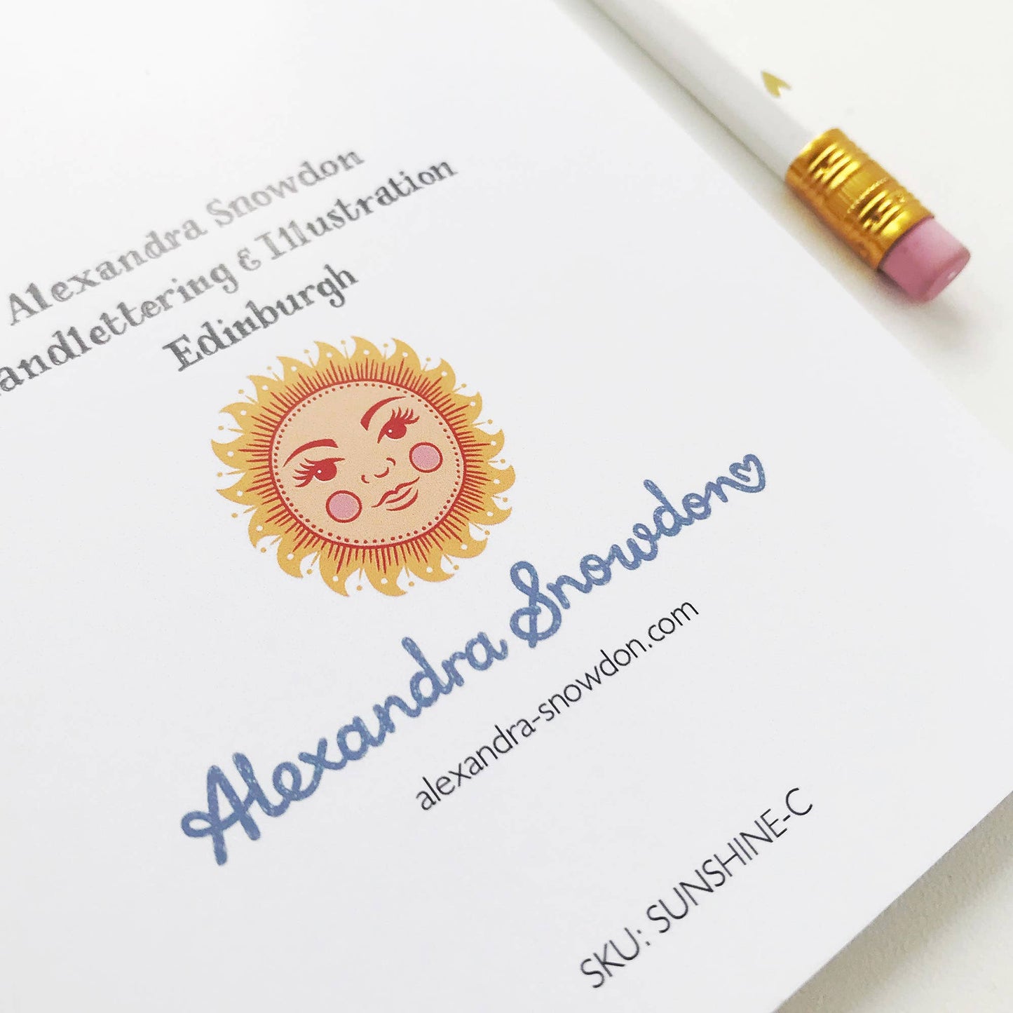 Celestial You're My Sunshine Card