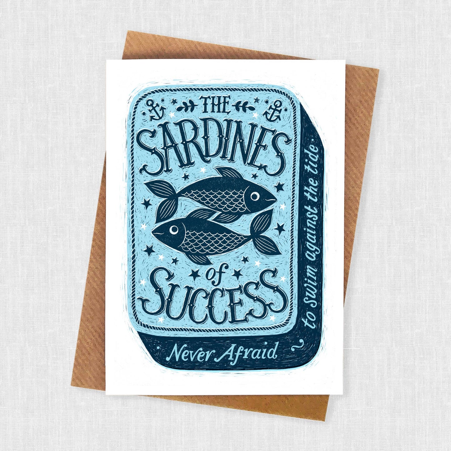 Sardines of Success Encouragement Card