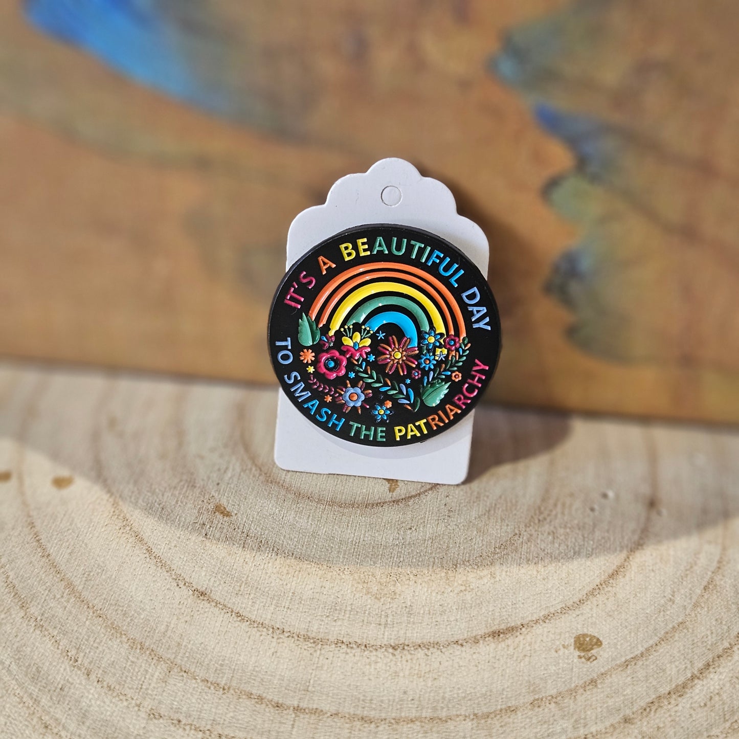 Smash the Patriarchy * Enamel Metal Pin