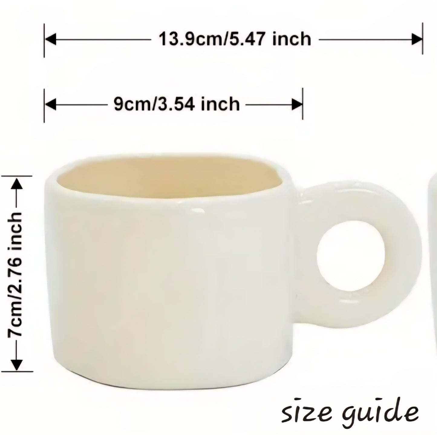 Irregular Handmade Mug - Pink