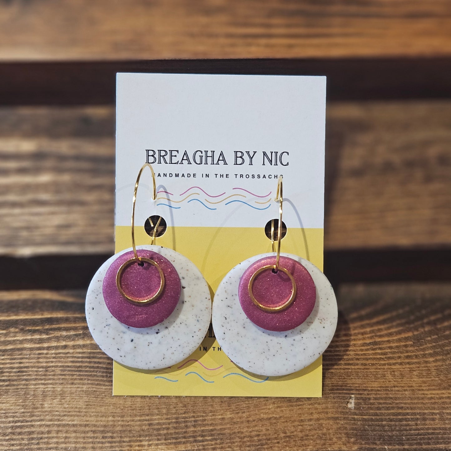 Earrings * Colour Pop Hoops - Shimmer