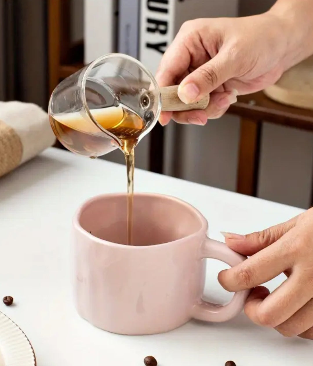 Irregular Handmade Mug - Pink