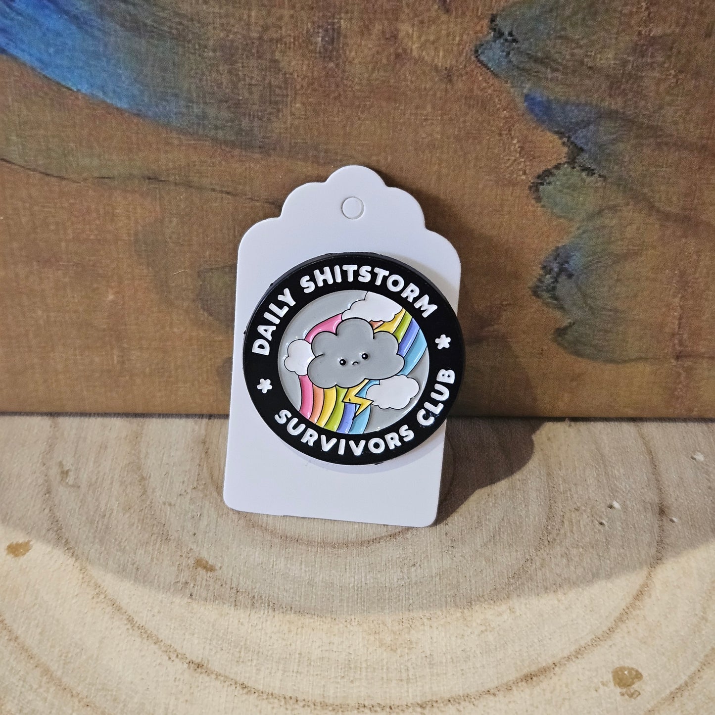 Daily Shitstorm * Enamel Metal Pin