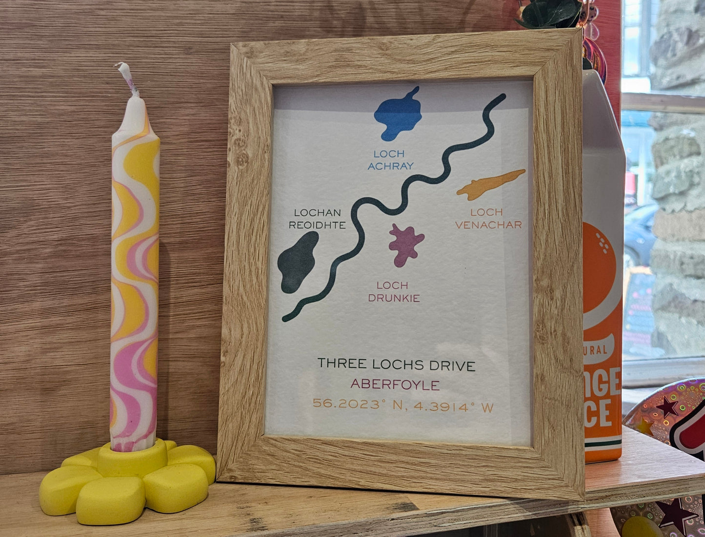 Three Lochs Drive Print A5