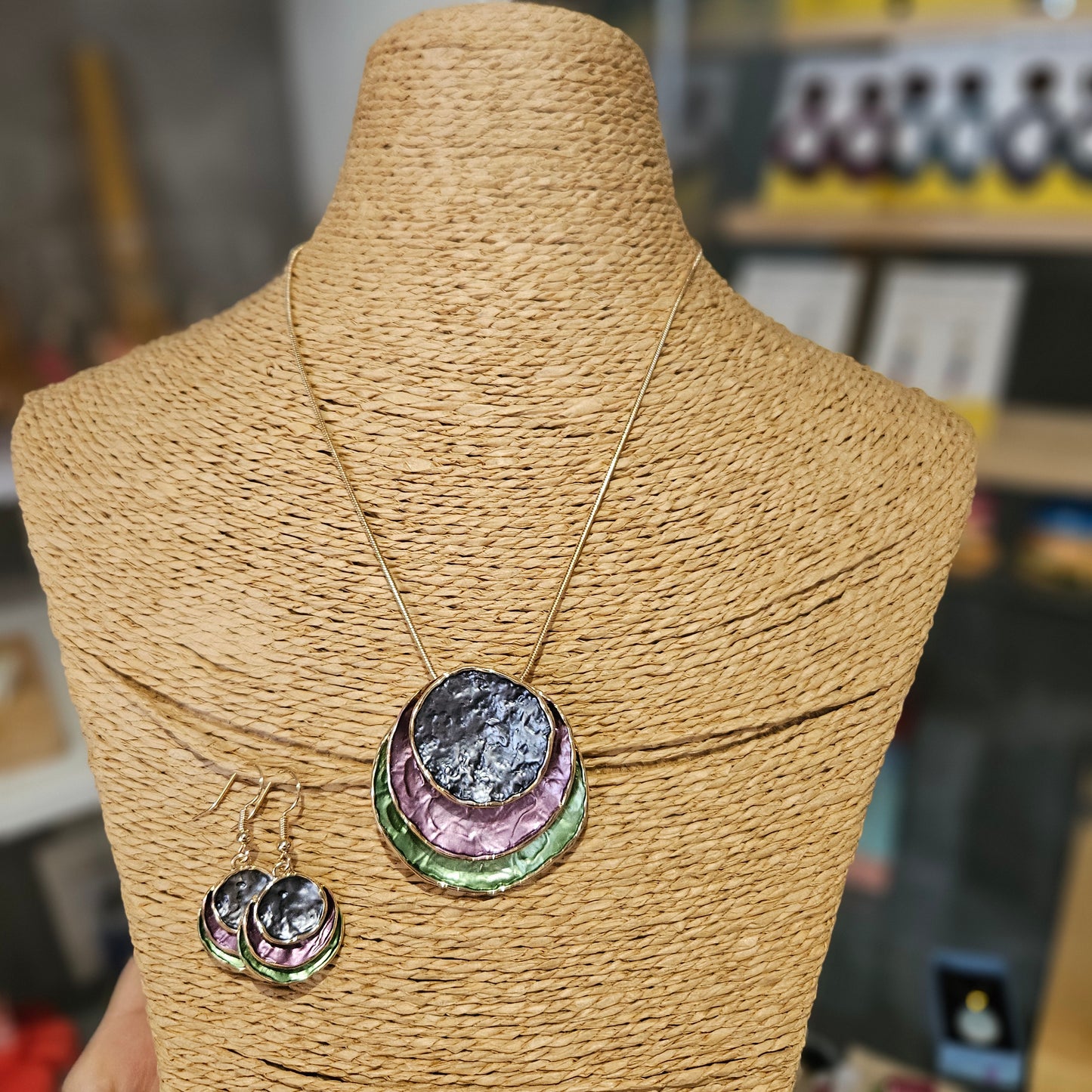Northern Lights Pendant Necklace