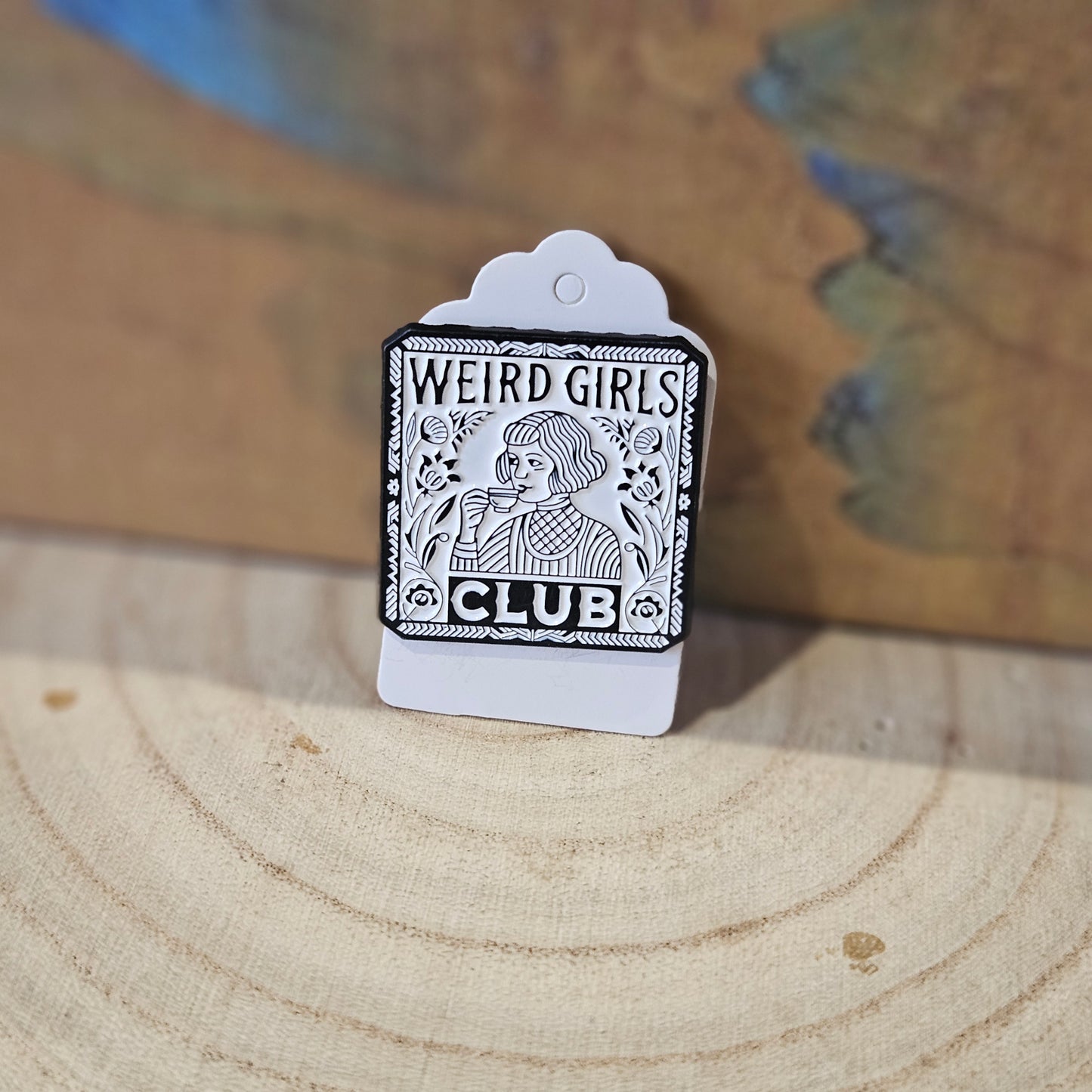 Weird Girls Club * Enamel Metal Pin