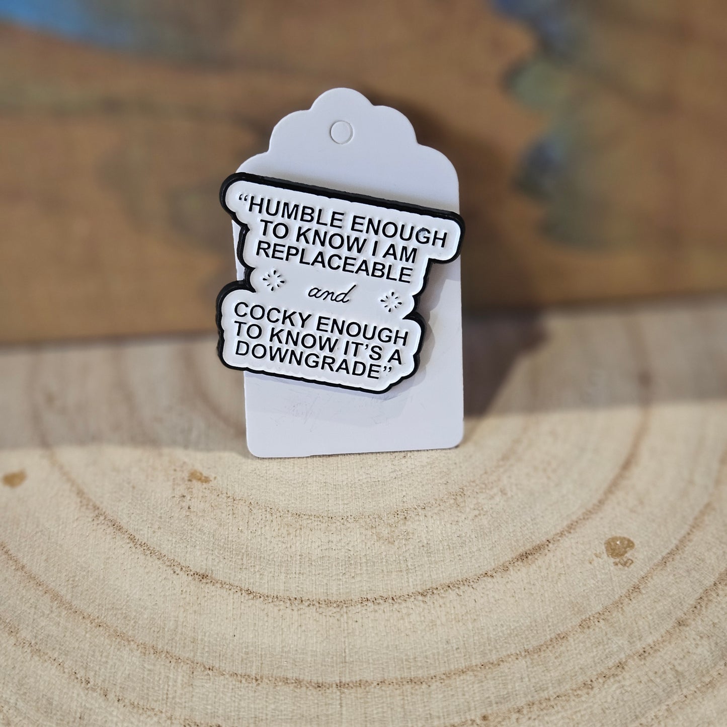 Humble & Cocky * Enamel Metal Pin
