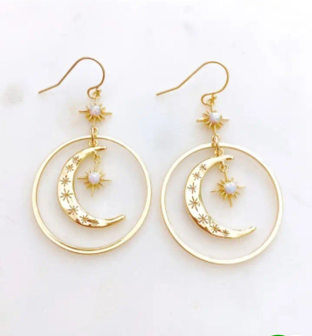 Moon & Star Earrings - celestial love