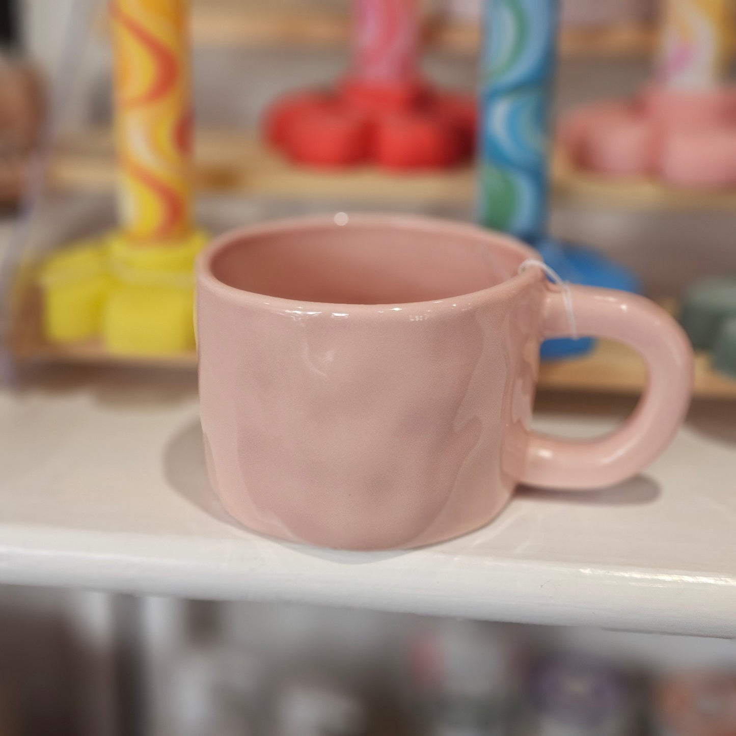 Irregular Handmade Mug - Pink