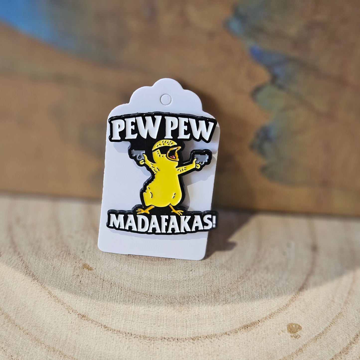 Pew Pew Madafakas * Enamel Metal Pin