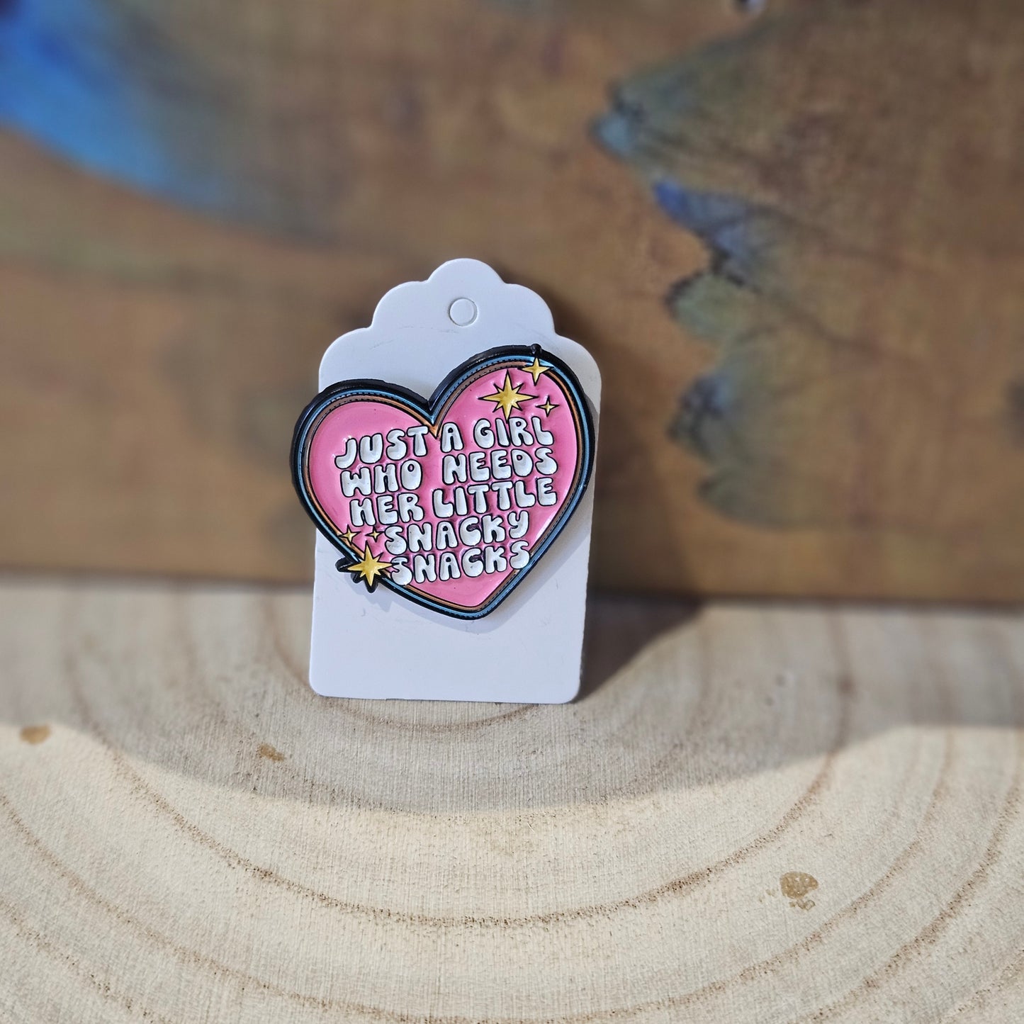 Her little snacky snacks * Enamel Metal Pin
