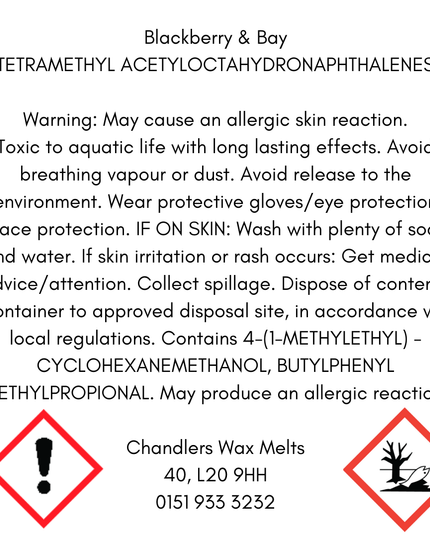 Blackberry & Bay Wax Melt