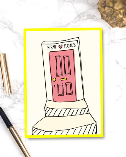 New Home Front Door - Greeting Card