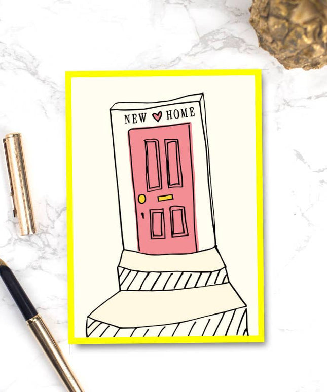New Home Front Door - Greeting Card