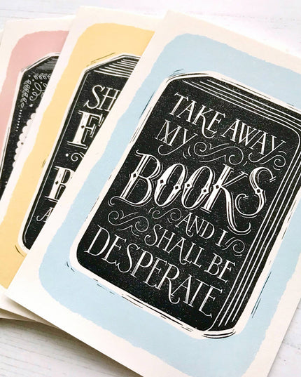 Book Lovers Quote Card Collection