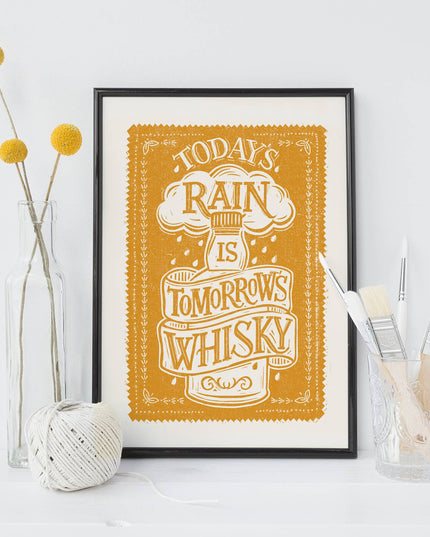 Scottish Whisky Print - A4