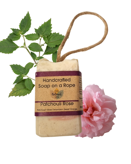Patchouli Rose Soap On A Rope 100g