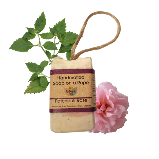 Patchouli Rose  Soap On A Rope 100g