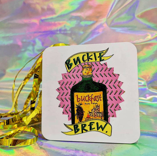 BUCKIE BREW Coaster