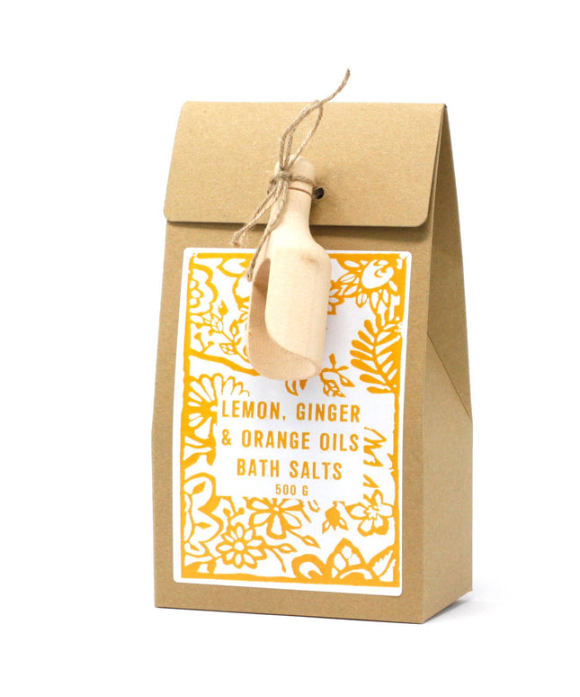 Bath Salts 500g - Lemon, Ginger & Orange