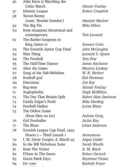 100 Favourite Scottish Football Poems by Alistair Findlay