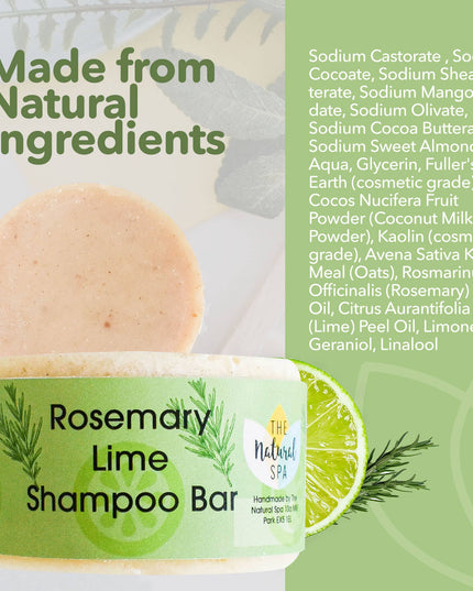 Rosemary Lime Shampoo Bar