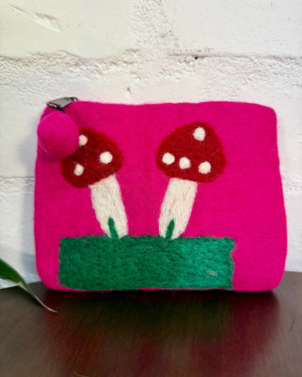 Assorted Felt Toadstool Purse