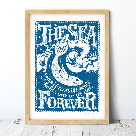 The Sea Nautical Print